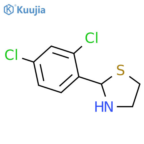 2-(2,4-dichlorophenyl)-1,3-thiazolidine structure