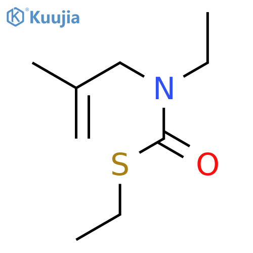 Carbamothioic acid, ethyl(2-methyl-2-propenyl)-, S-ethyl ester structure