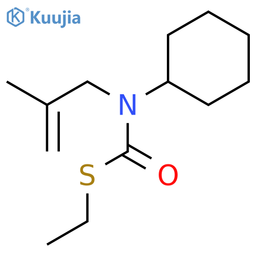 Carbamothioic acid, cyclohexyl(2-methyl-2-propenyl)-, S-ethyl ester structure