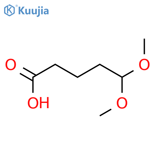 5,5-dimethoxypentanoic acid structure