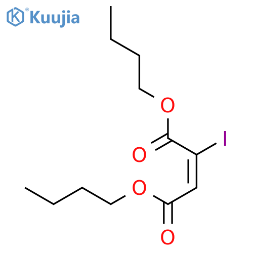 dibutyl (2Z)-2-iodobut-2-enedioate structure
