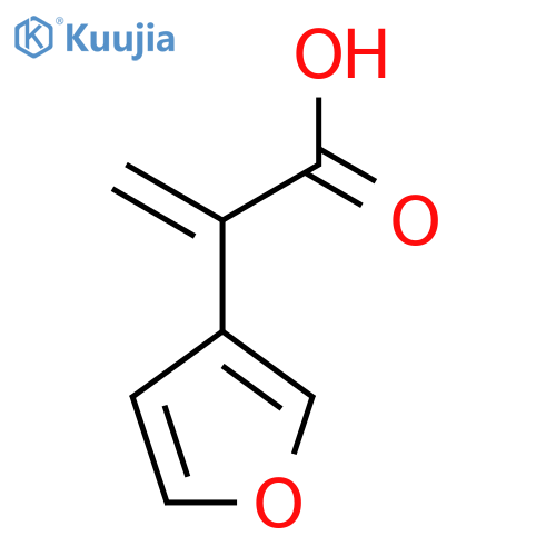 2-(Furan-3-yl)prop-2-enoic acid structure