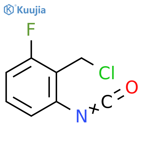 Benzene, 2-(chloromethyl)-1-fluoro-3-isocyanato- structure