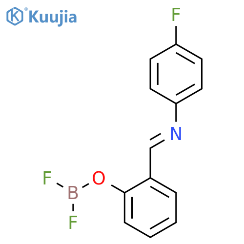 BENZENAMINE, N-[[2-[(DIFLUOROBORYL)OXY]PHENYL]METHYLENE]-4-FLUORO- structure