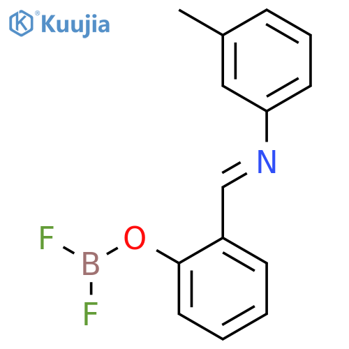 BENZENAMINE, N-[[2-[(DIFLUOROBORYL)OXY]PHENYL]METHYLENE]-3-METHYL- structure