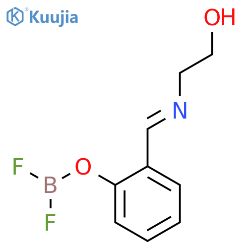 ETHANOL, 2-[[[2-[(DIFLUOROBORYL)OXY]PHENYL]METHYLENE]AMINO]- structure