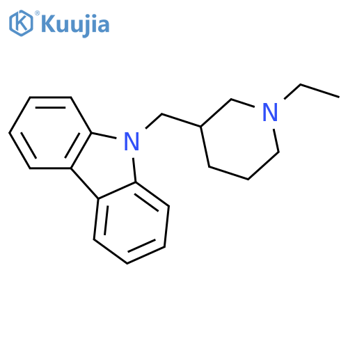 9-[(1-ethylpiperidin-3-yl)methyl]-9H-carbazole structure