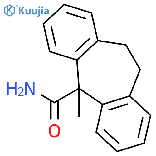 5-methyl-10,11-dihydro-5H-dibenzo[a,d][7]annulene-5-carboxamide structure