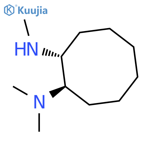 1,2-Cyclooctanediamine, N,N,N'-trimethyl-, trans- structure