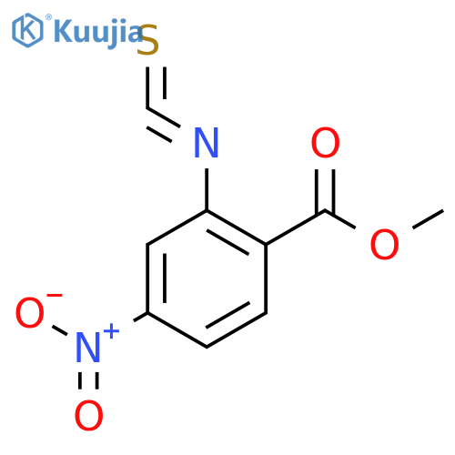 BENZOIC ACID, 2-ISOTHIOCYANATO-4-NITRO-, METHYL ESTER structure