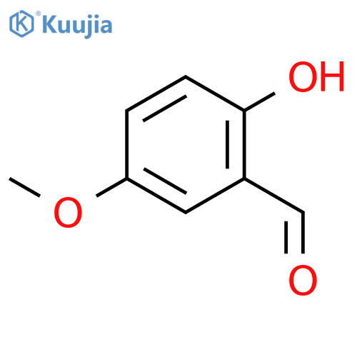 2-Hydroxy-5-methoxybenzaldehyde structure
