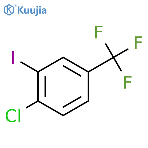4-Chloro-3-iodobenzotrifluoride structure