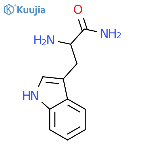 2-Amino-3-(1H-indol-3-yl)propanamide structure