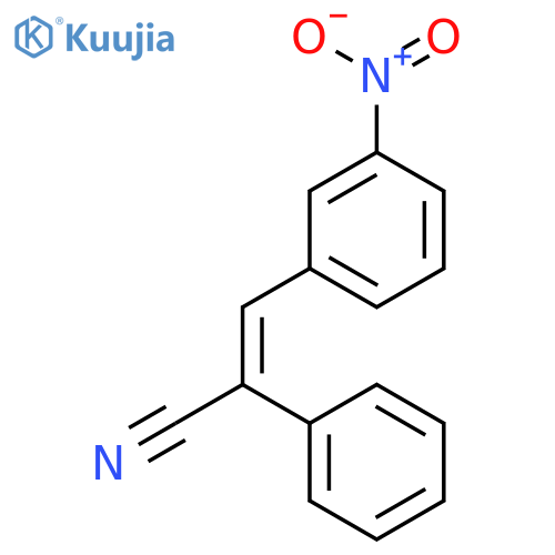 nitrobenzene, 3-(2-cyano-2-phenylethenyl) structure