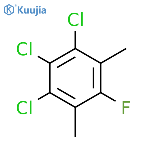 Benzene, 1,2,3-trichloro-5-fluoro-4,6-dimethyl- structure