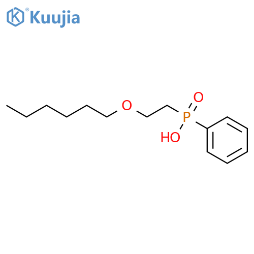 Phosphinic acid, [2-(hexyloxy)ethyl]phenyl- structure