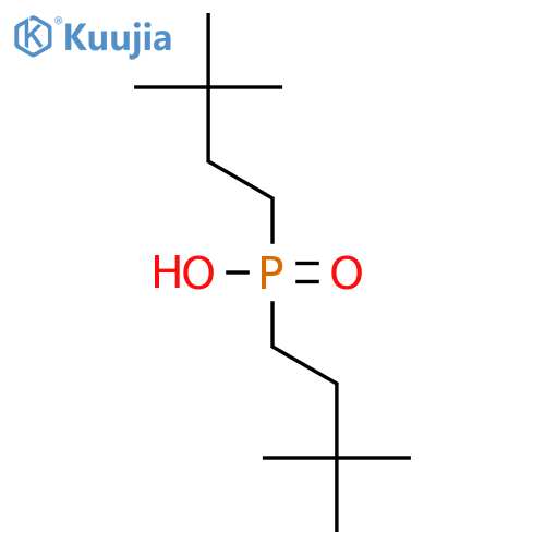 Bis(3,3-dimethylbutyl)phosphinic acid structure