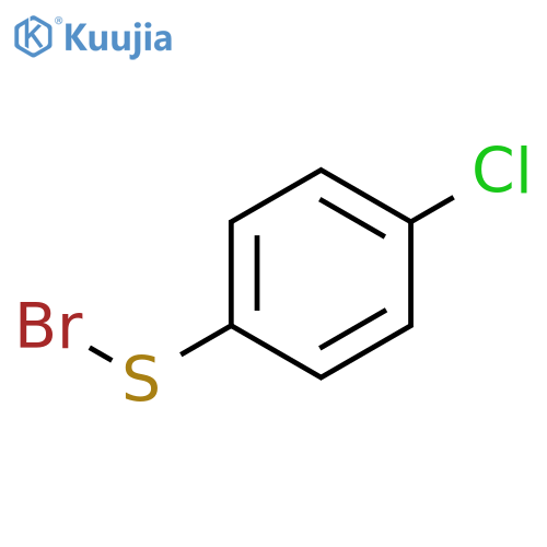 BENZENESULFENYL BROMIDE, 4-CHLORO- structure