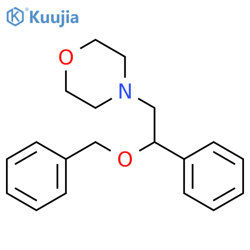 Morpholine,4-[2-phenyl-2-(phenylmethoxy)ethyl]-, hydrochloride (1:1) structure