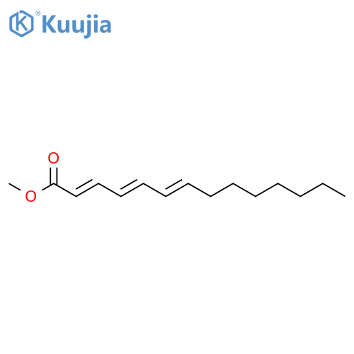 2,4,6-TETRADECATRIENOIC ACID, METHYL ESTER, (E,E,E)- structure