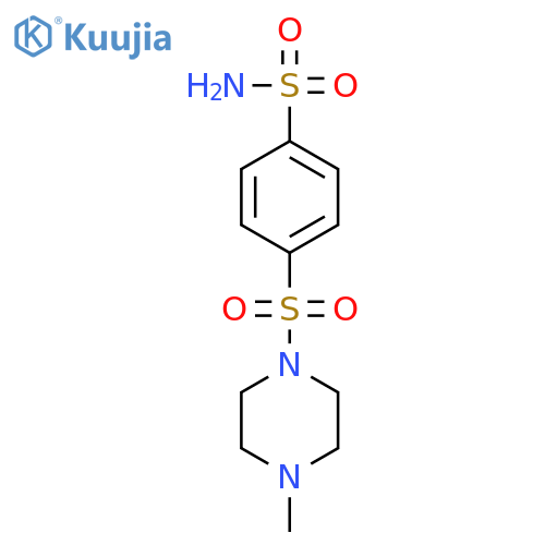 BENZENESULFONAMIDE, 4-[(4-METHYL-1-PIPERAZINYL)SULFONYL]- structure