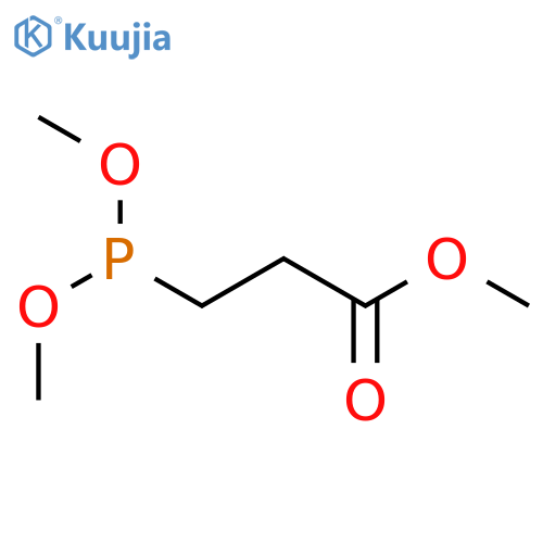PROPANOIC ACID, 3-(DIMETHOXYPHOSPHINO)-, METHYL ESTER structure