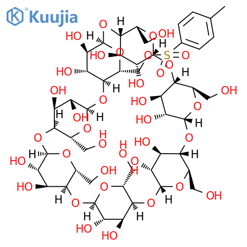 Mono(6-O-p-tolylsulfonyl)-β-cyclodextrin structure