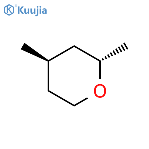 2H-PYRAN, TETRAHYDRO-2,4-DIMETHYL-, TRANS- structure