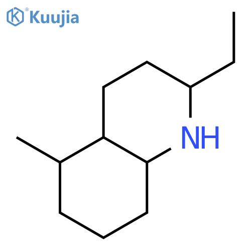 Quinoline, 2-ethyldecahydro-5-methyl- structure