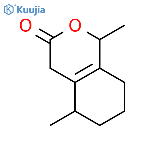 3H-2-Benzopyran-3-one, 1,4,5,6,7,8-hexahydro-1,5-dimethyl- structure