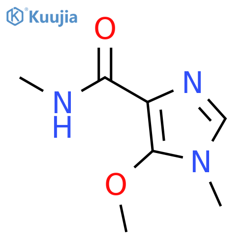 1H-Imidazole-4-carboxamide, 5-methoxy-N,1-dimethyl- structure