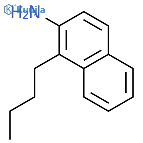 2-Amino-1-butylnaphthalene structure