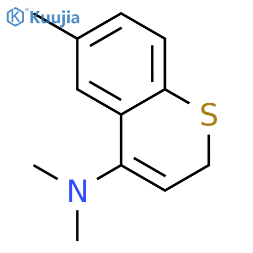 2H-1-Benzothiopyran-4-amine, N,N,6-trimethyl- structure