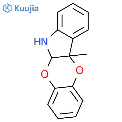 6H-[1,4]Benzodioxino[2,3-b]indole, 5a,10b-dihydro-10b-methyl- structure