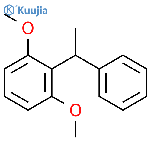 BENZENE, 1,3-DIMETHOXY-2-(1-PHENYLETHYL)- structure