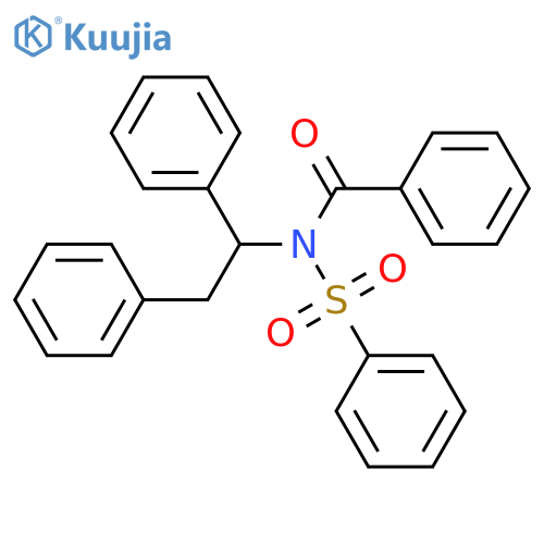 Benzamide, N-(1,2-diphenylethyl)-N-(phenylsulfonyl)- structure