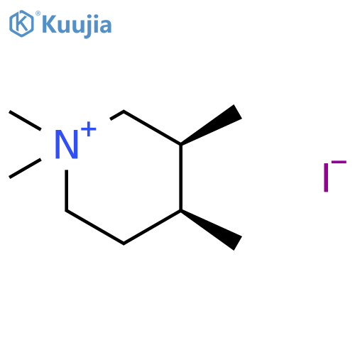 PIPERIDINIUM, 1,1,3,4-TETRAMETHYL-, IODIDE, CIS- structure