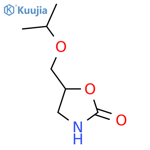 5-(propan-2-yloxy)methyl-1,3-oxazolidin-2-one structure