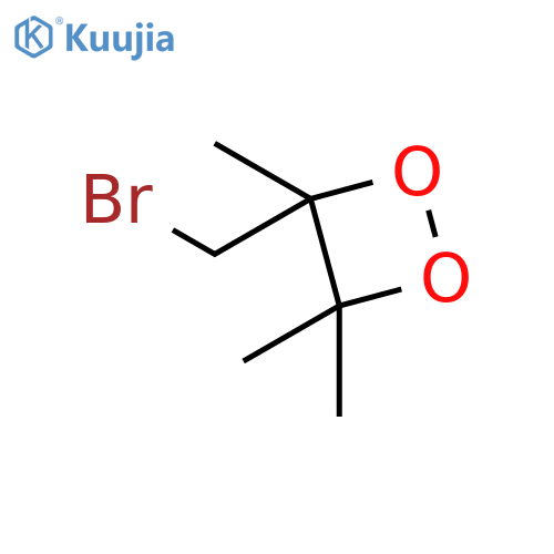 1,2-Dioxetane, 3-(bromomethyl)-3,4,4-trimethyl- structure