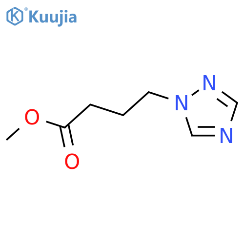 methyl-3-(1h-1,2,4-triazole-1-yl)-butyrate structure