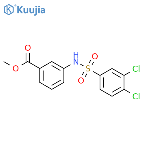 Methyl 3-((3,4-dichlorophenyl)sulfonamido)benzoate structure
