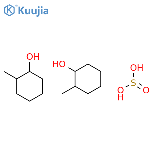 Cyclohexanol, 2-methyl-, sulfite (2:1) structure