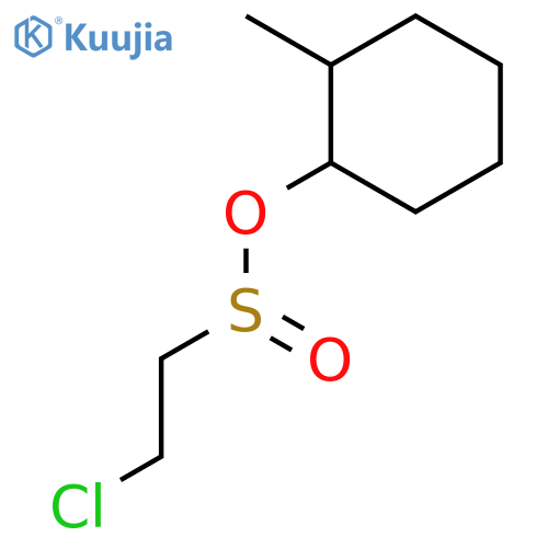 ETHANESULFINIC ACID, 2-CHLORO-, 2-METHYLCYCLOHEXYL ESTER structure