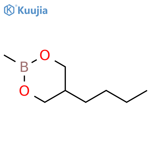 1,3,2-DIOXABORINANE, 5-BUTYL-2-METHYL- structure