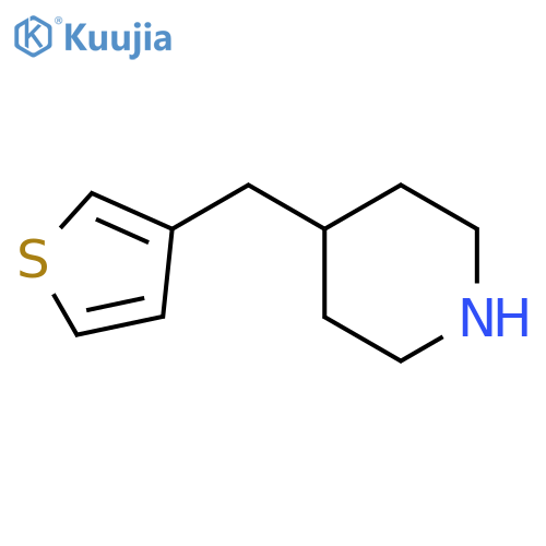 4-(thiophen-3-yl)methylpiperidine structure