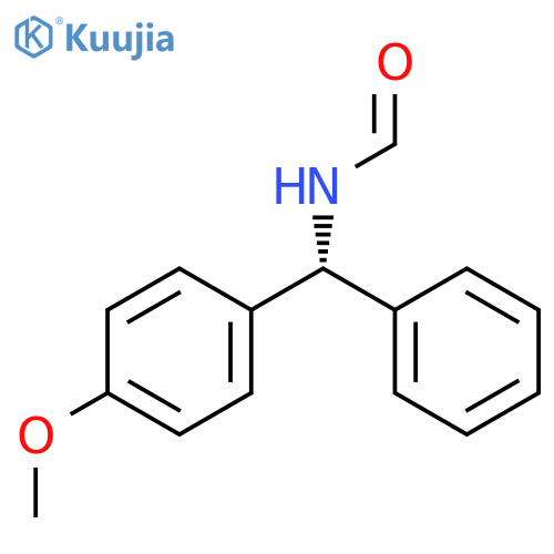Formamide, N-[(R)-(4-methoxyphenyl)phenylmethyl]- structure