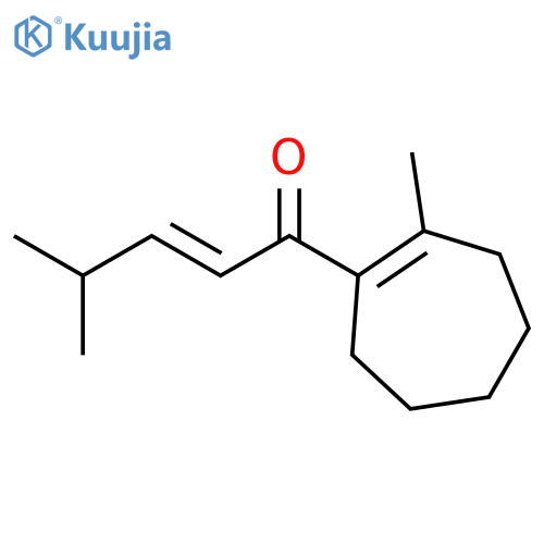 2-Penten-1-one, 4-methyl-1-(2-methyl-1-cyclohepten-1-yl)- structure