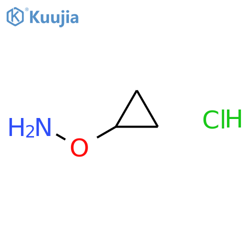 O-cyclopropylhydroxylamine;hydrochloride structure