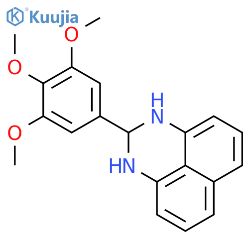 2-(3,4,5-trimethoxyphenyl)-2,3-dihydro-1h-perimidine structure