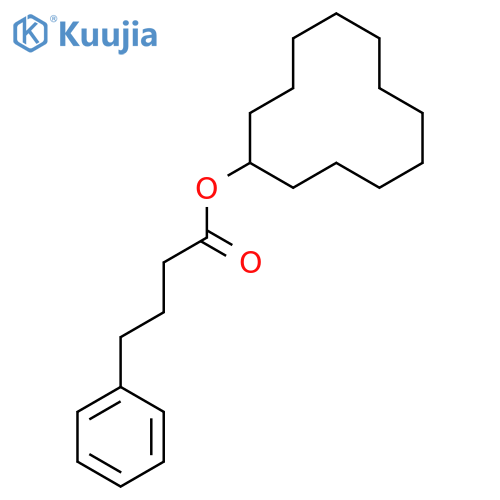 Cyclododecyl 4-phenylbutanoate structure